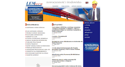 Desktop Screenshot of lemtech.pl