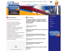 Tablet Screenshot of lemtech.pl